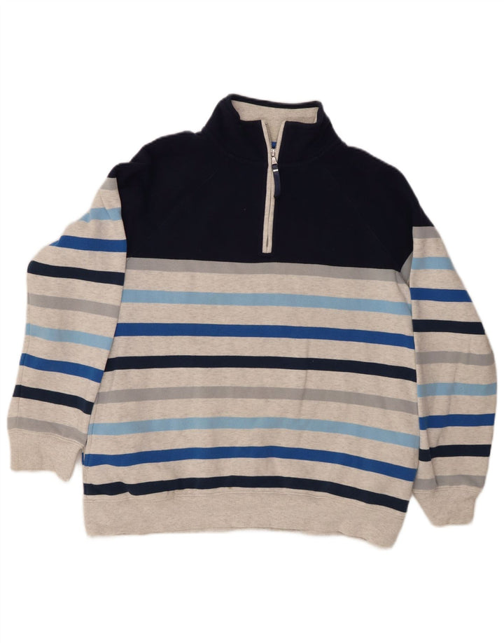 CREW CLOTHING Γυναικεία φούτερ Jumper UK 14 Μεγάλη πολύχρωμη ριγέ
