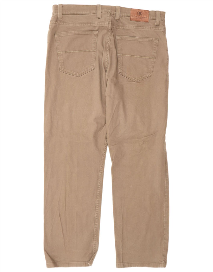 Marks & Spencer Ανδρικό Τζιν Μπλε Harbor Straight W34 L29 Μπεζ βαμβακερό