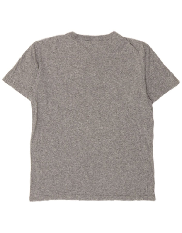 Ανδρικό T-Shirt Champion Graphic Top Large Grey Flecked