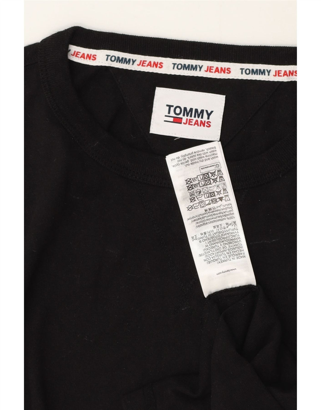 Ανδρικό T-Shirt Tommy Hilfiger Top Μεσαίο μαύρο βαμβακερό