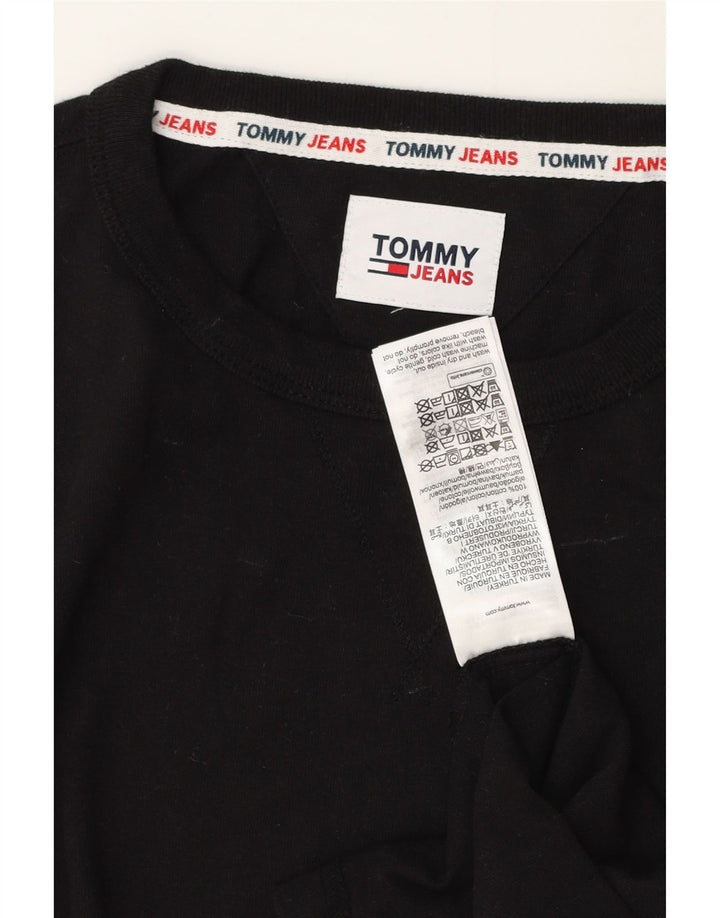 Ανδρικό T-Shirt Tommy Hilfiger Top Μεσαίο μαύρο βαμβακερό