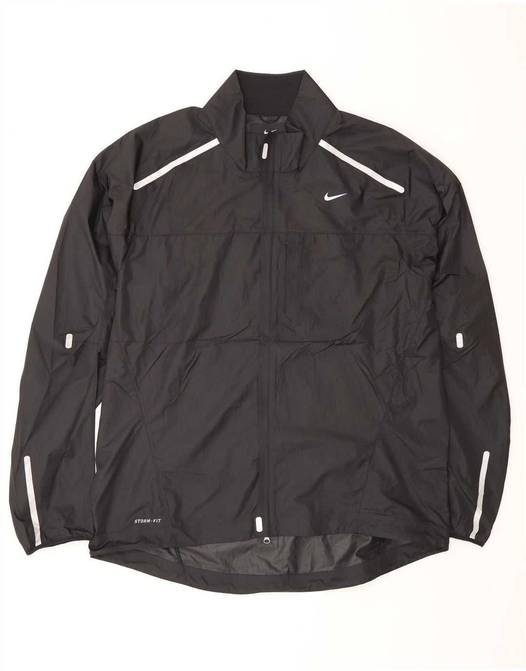 Nike Ανδρικό μπουφάν βροχής Storm-Fit UK 42 XL μαύρο πολυεστέρα