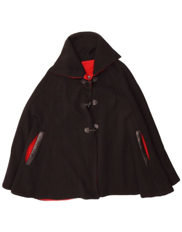 Vintage Γυναικείο Παλτό Cape IT 50 XL Μαύρο