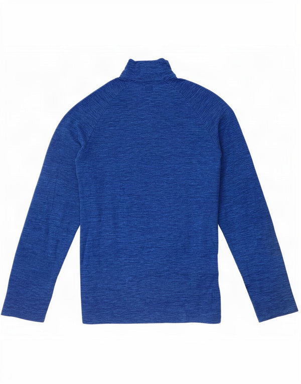 Ανδρική αποθήκη Mountain Warehouse με φερμουάρ Fleece Jumper Medium Blue Flecked