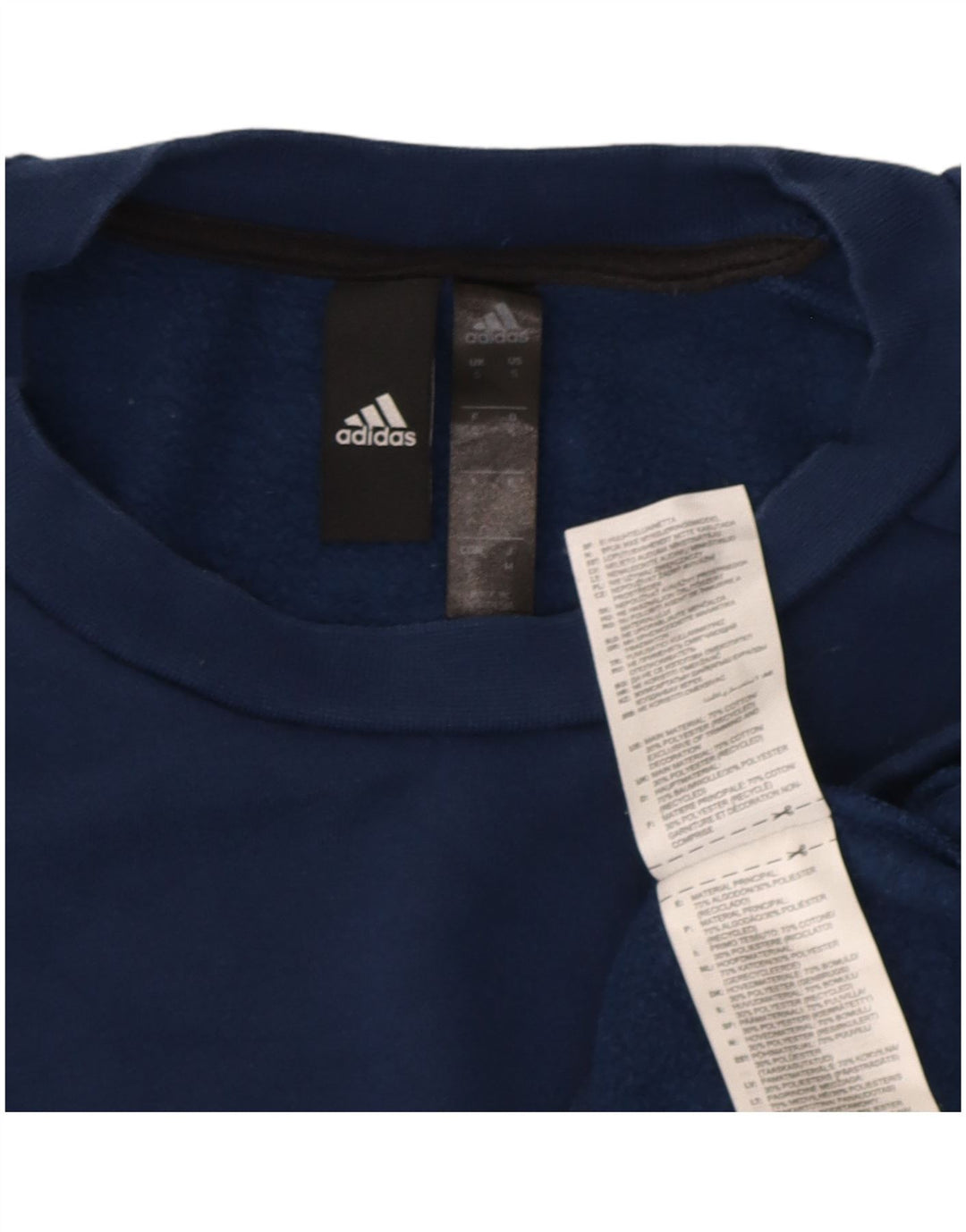 Ανδρικό φούτερ Adidas Jumper Small Navy Blue βαμβακερό
