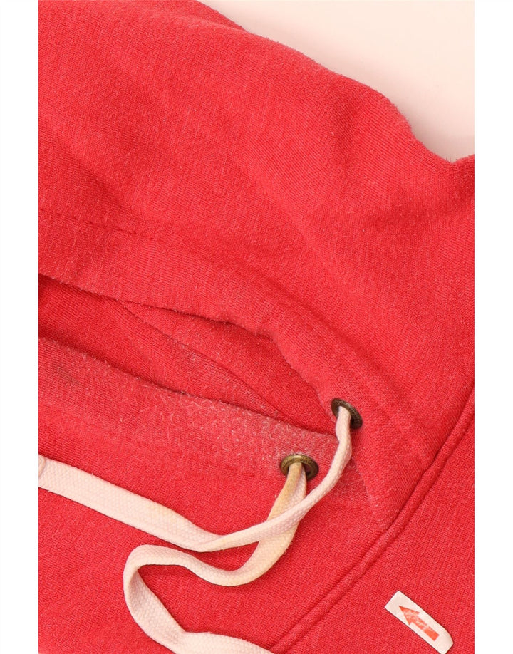 JACK WILLS Ανδρικό γραφικό μπλουζάκι με κουκούλα, μεσαίο κόκκινο βαμβακερό