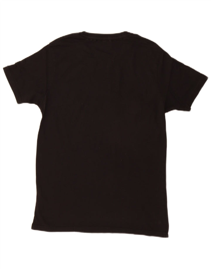 Ανδρικό γραφικό μπλουζάκι Alpha Industries Top Μικρό μαύρο βαμβακερό
