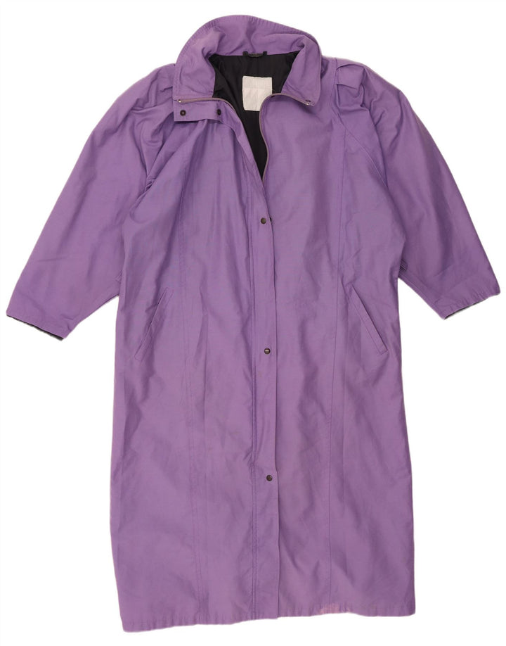 Vintage Γυναικείο Oversized Πανωφόρι UK 18 XL Μωβ