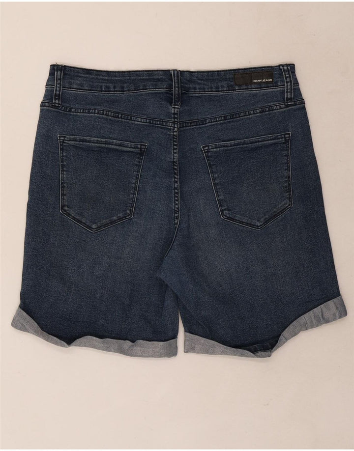 Dkny Γυναικείο τζιν σορτς US 10 Μεγάλο W30 Μπλε βαμβακερό
