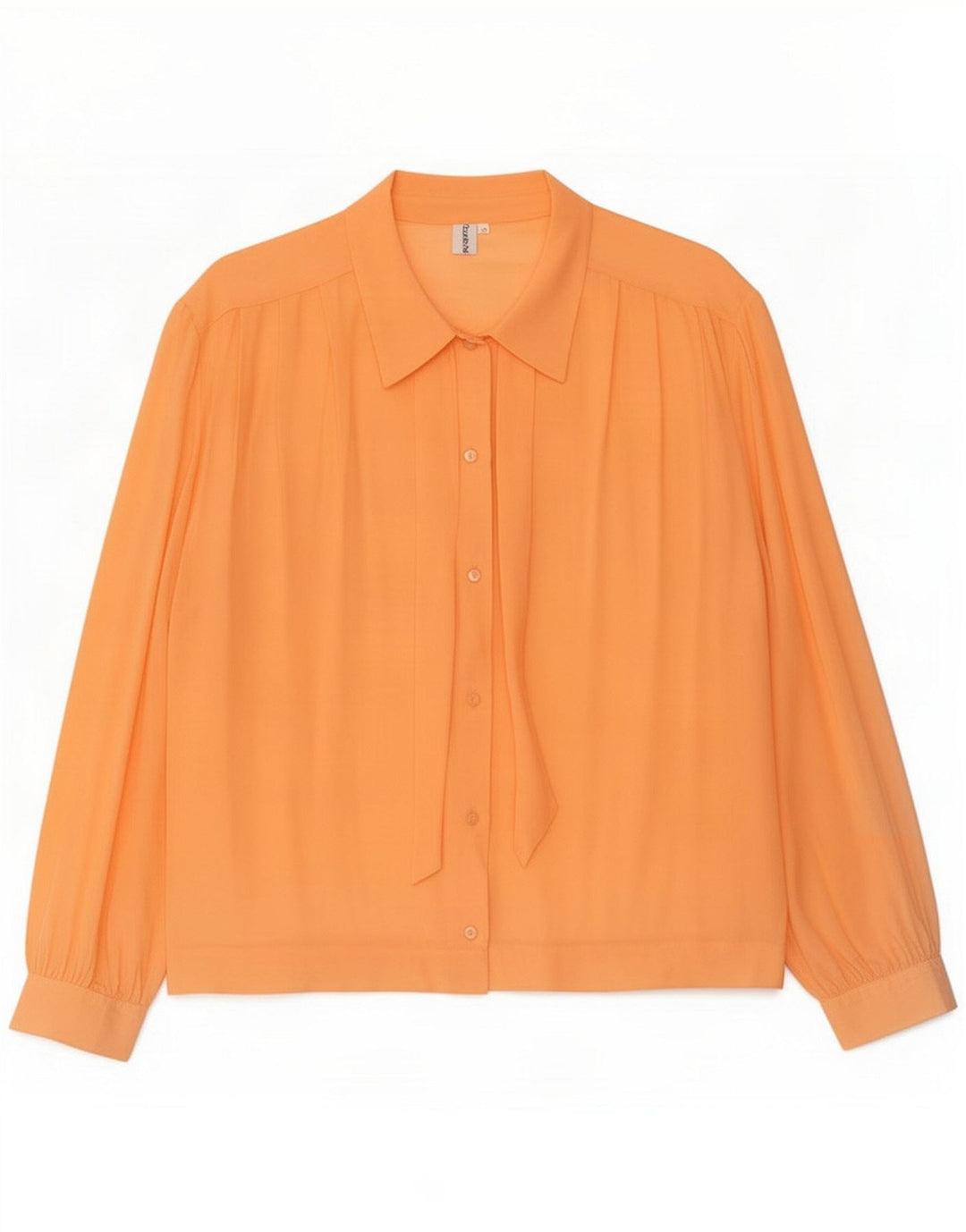Vintage γυναικείο πουκάμισο μπλούζα IT 47 Large Orange