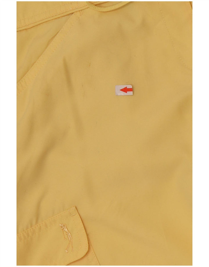 Izod Γυναικείο παντελόνι Capri Cargo US 12 μεγάλο W34 L22 κίτρινο πολυεστέρα