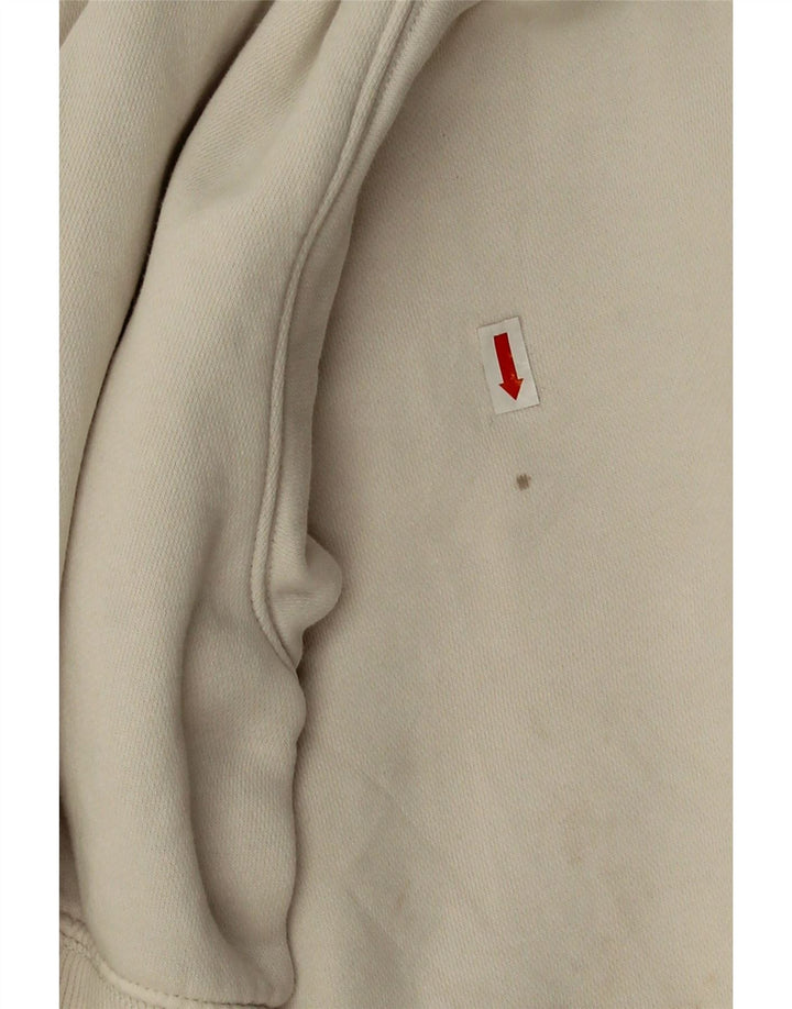 Γυναικείο φούτερ Nike Crop Oversized Jumper UK 14 Βαμβακερό μεσαίο ανοιχτό λευκό