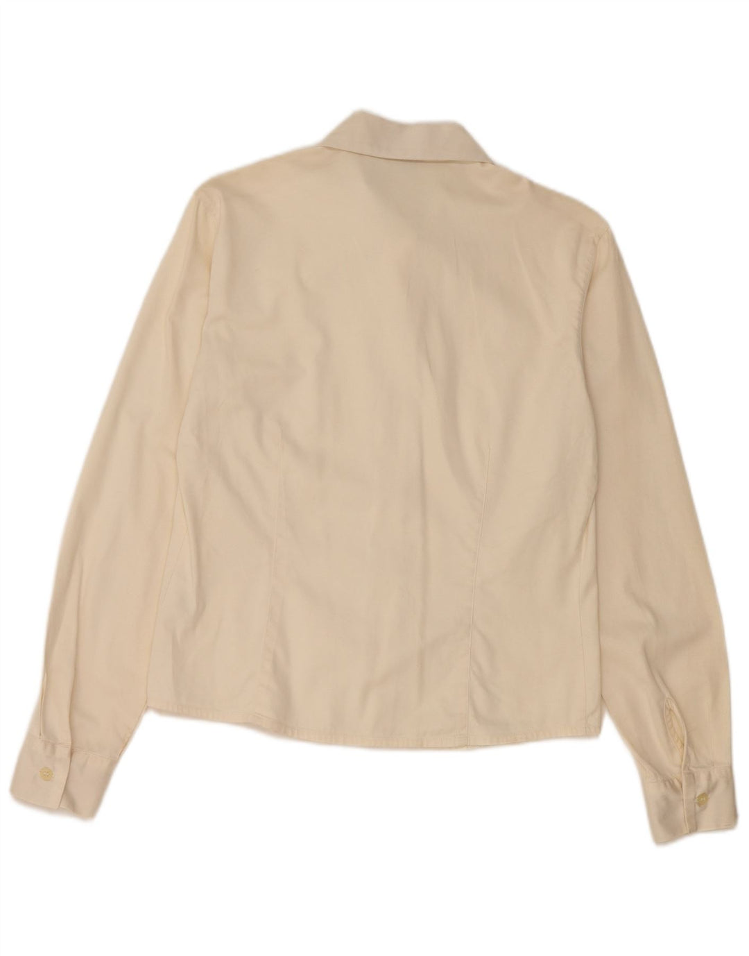 Γυναικείο πουκάμισο Trussardi UK 10 Small Beige βαμβακερό