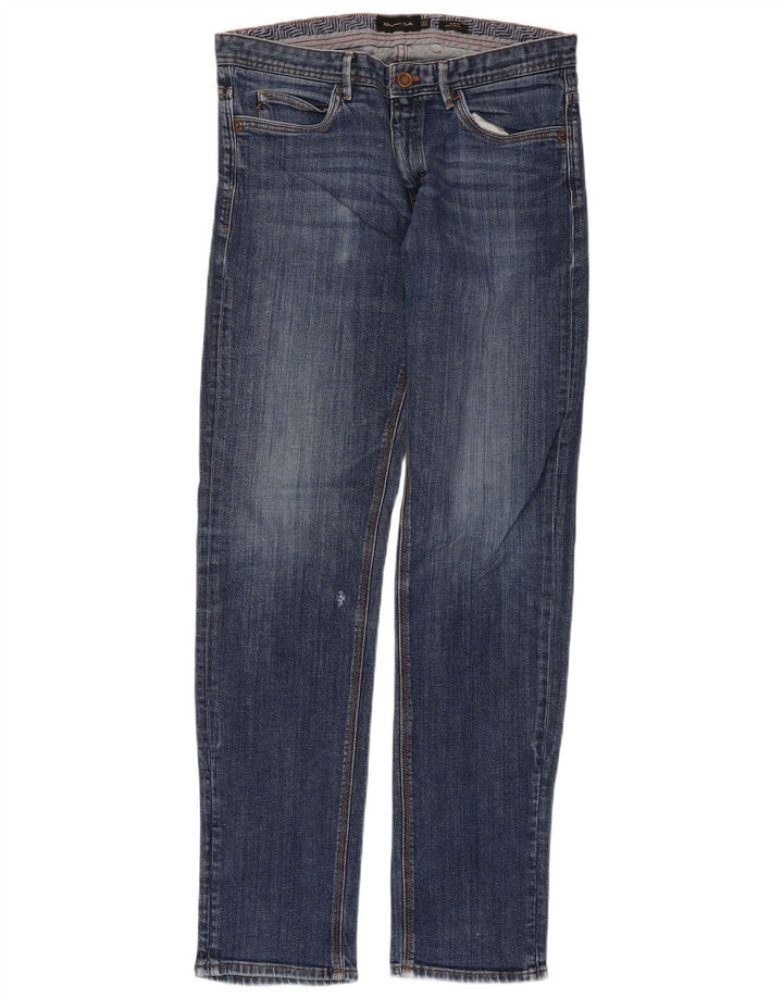 Massimo Dutti Ανδρικό Slim Jeans EU 42 Large W32 L32 Blue