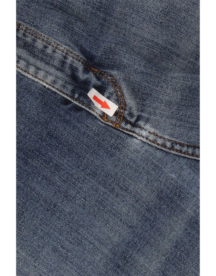 Ανδρικό τζιν Marks & Spencer Regular Cropped W38 L25 Μπλε βαμβακερό