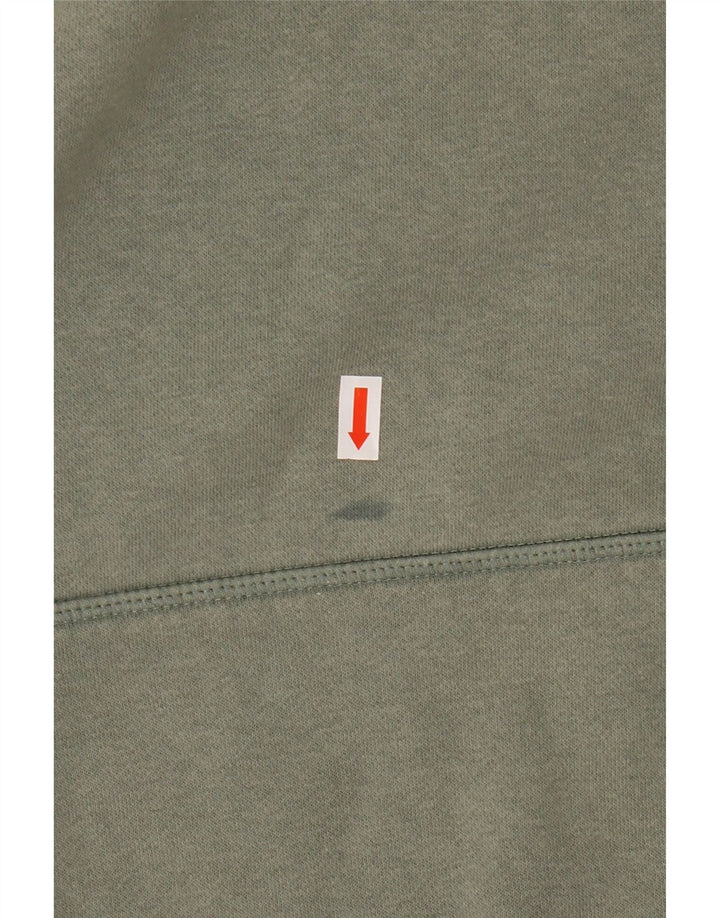 HURLEY Γυναικείο Γραφικό Hoodie Jumper UK 14 Μεσαίο πράσινο βαμβακερό