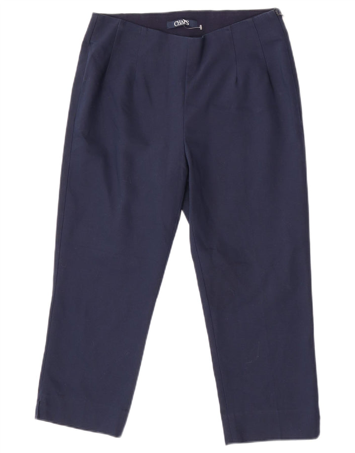 Chaps Γυναικείο παντελόνι Capri US 6 Medium W27 L21 Navy Blue Polyester