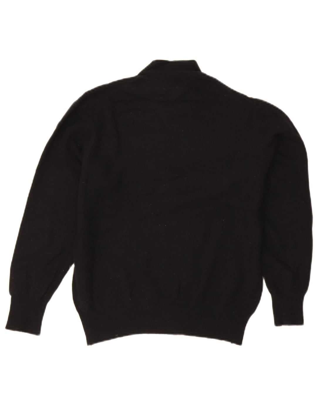 Γυναικείο πουλόβερ με λαιμόκοψη Benetton UK 10 Small Black