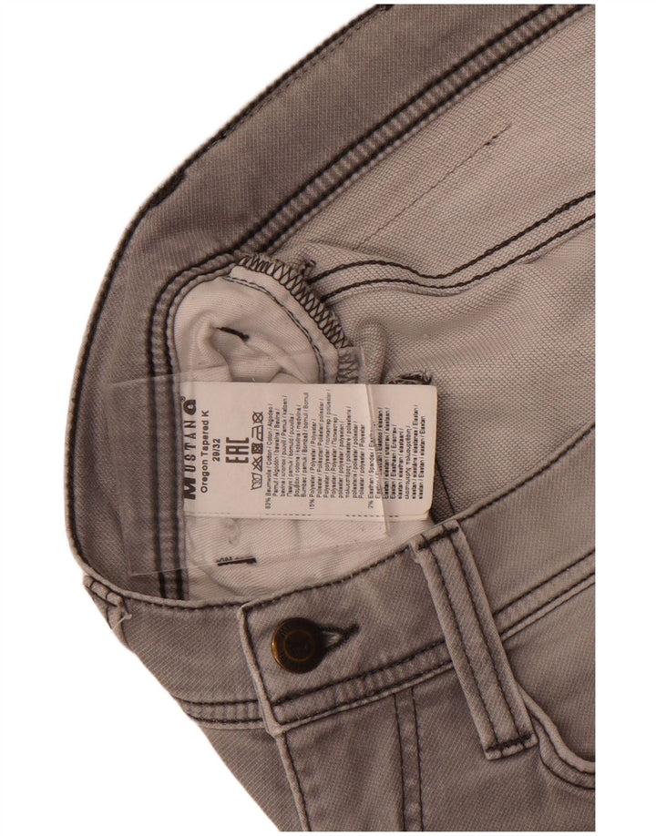 Mustang Ανδρικό Slim Jeans W29 L32 Γκρι βαμβακερό