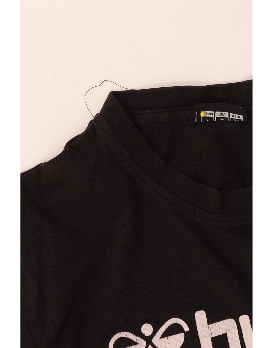 Ανδρικό γραφικό T-Shirt Hummel Top Large Μαύρο