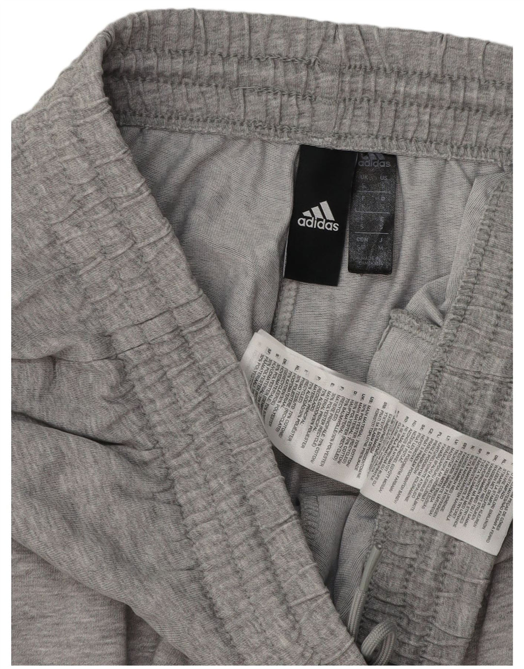 Ανδρική φόρμα φόρμας Adidas με γραφικό μικρό βαμβακερό γκρι