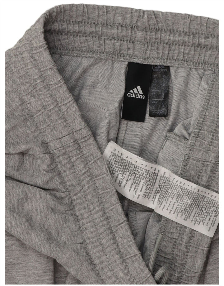 Ανδρική φόρμα φόρμας Adidas με γραφικό μικρό βαμβακερό γκρι