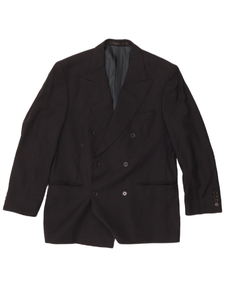 Marks & Spencer Ανδρικό σακάκι με διπλό στήθος UK 40 Medium Navy Blue