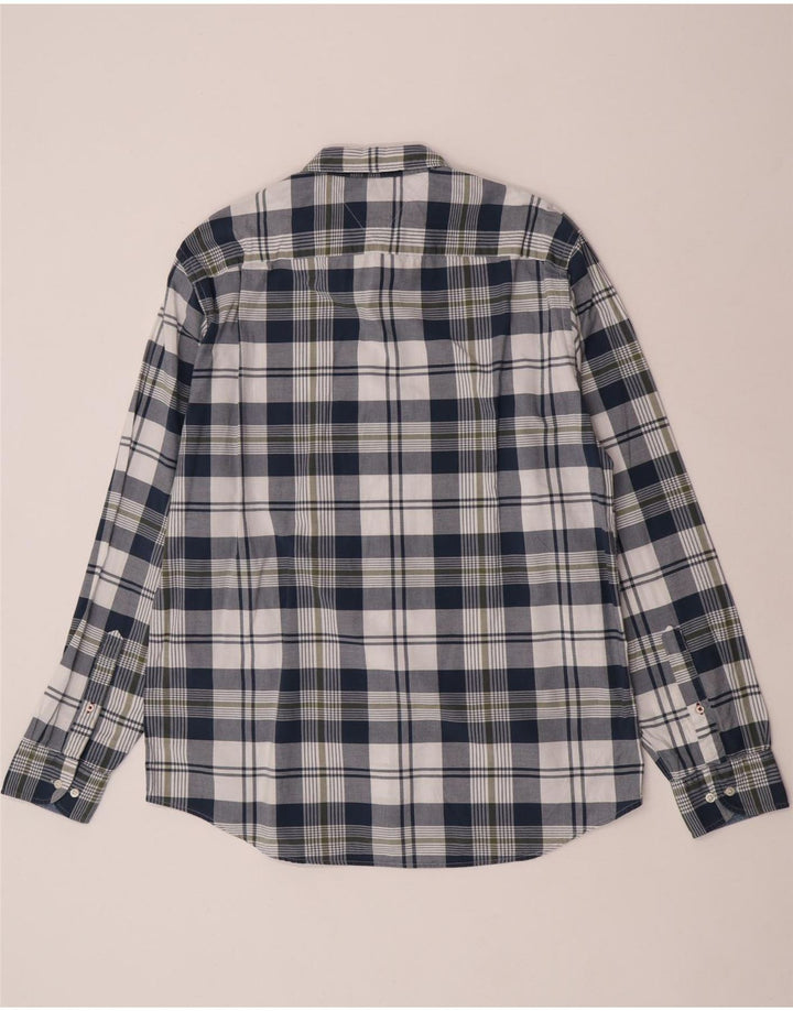 Tommy Hilfiger Ανδρικό πουκάμισο με κανονική εφαρμογή XL Navy Blue Check