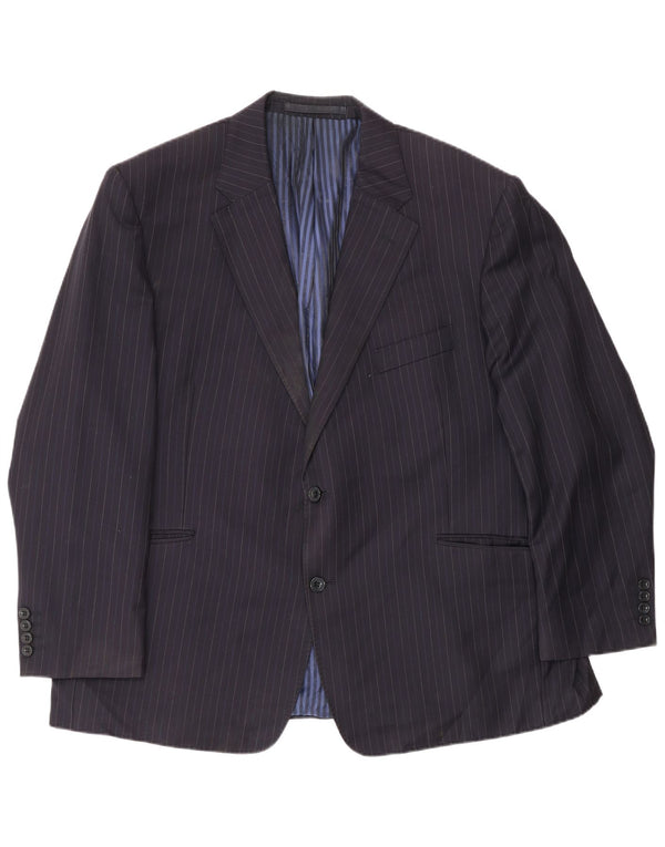 Marks & Spencer Ανδρικό μπουφάν μπλέιζερ EU 56 3XL Navy Blue Pinstripe