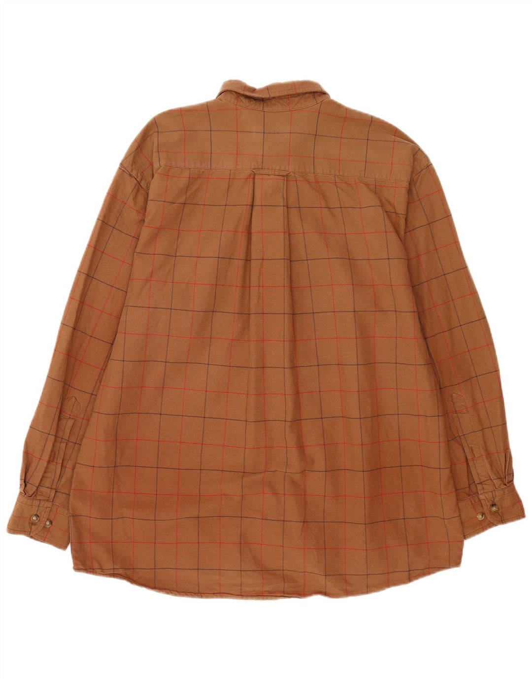 Ανδρικό πουκάμισο Orvis Καφέ μεγάλο βαμβακερό