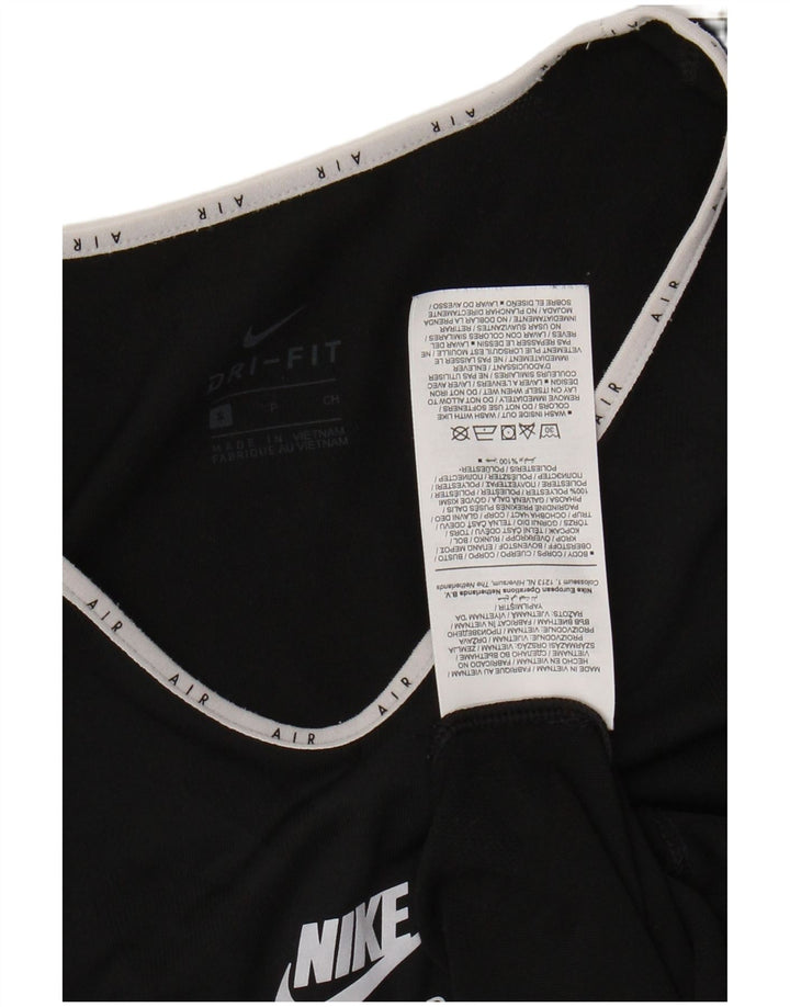 Γυναικείο γραφικό μπλουζάκι NIKE Dri Fit Top 10 Μικρό Μαύρο Πολυεστέρα