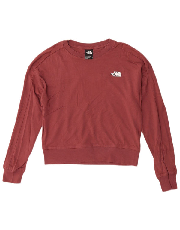 The North Face γυναικεία φούτερ Crop Jumper UK 10 Small Maroon Cotton