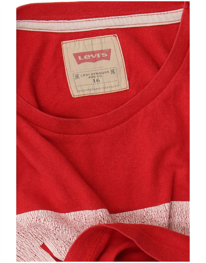 Levi's Boys Graphic T-Shirt Top 15-16 Years Red