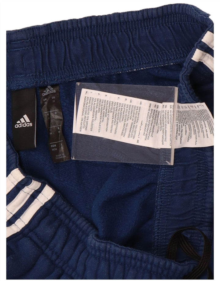 Ανδρική φόρμα ADIDAS Παντελόνι Joggers Μεσαίο Μπλε Βαμβακερό