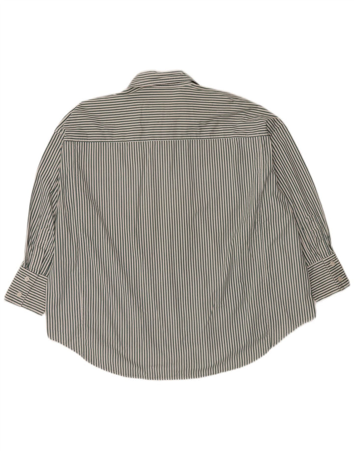 Zara Γυναικείο πουκάμισο Oversized UK 16 μεγάλο λευκό ριγέ