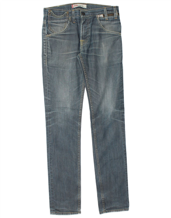LEVI'S Γυναικείο 513 Skinny Jeans W32 L35 Μπλε