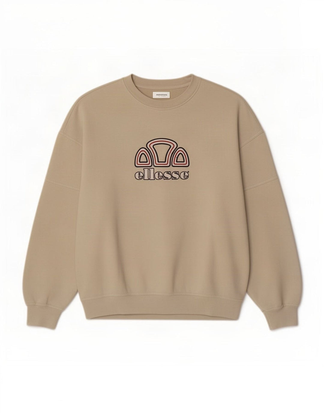 Ανδρικό γραφικό φούτερ Ellesse Jumper Large Beige Polyester