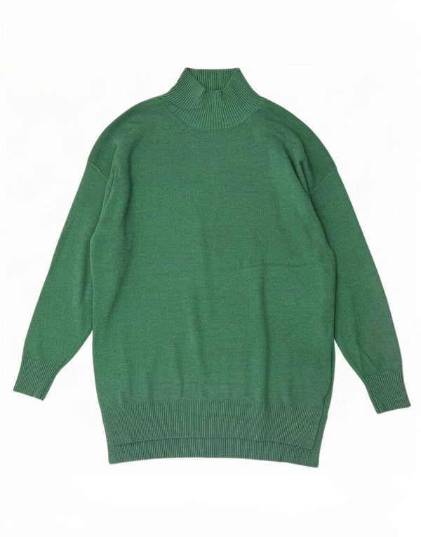 Marks & Spencer Γυναικείο πουλόβερ με λαιμό χελώνα UK 14 Medium Green