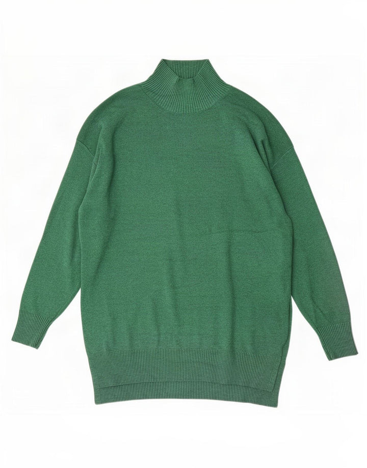 Marks & Spencer Γυναικείο πουλόβερ με λαιμό χελώνα UK 14 Medium Green