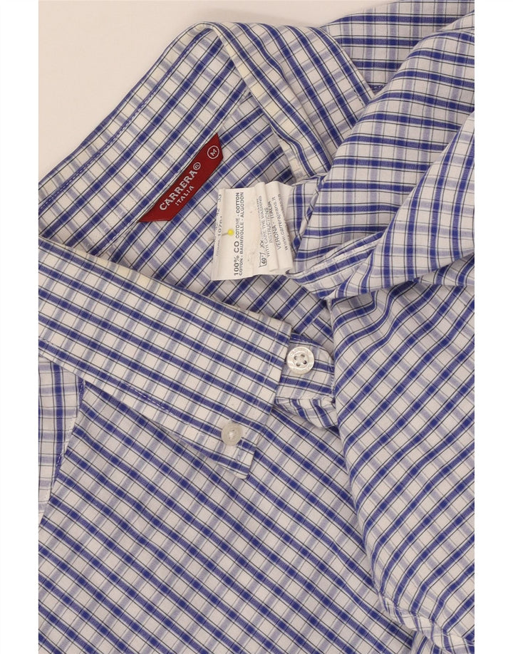 Ανδρικό πουκάμισο Carrera, μεσαίο μπλε βαμβακερό Gingham