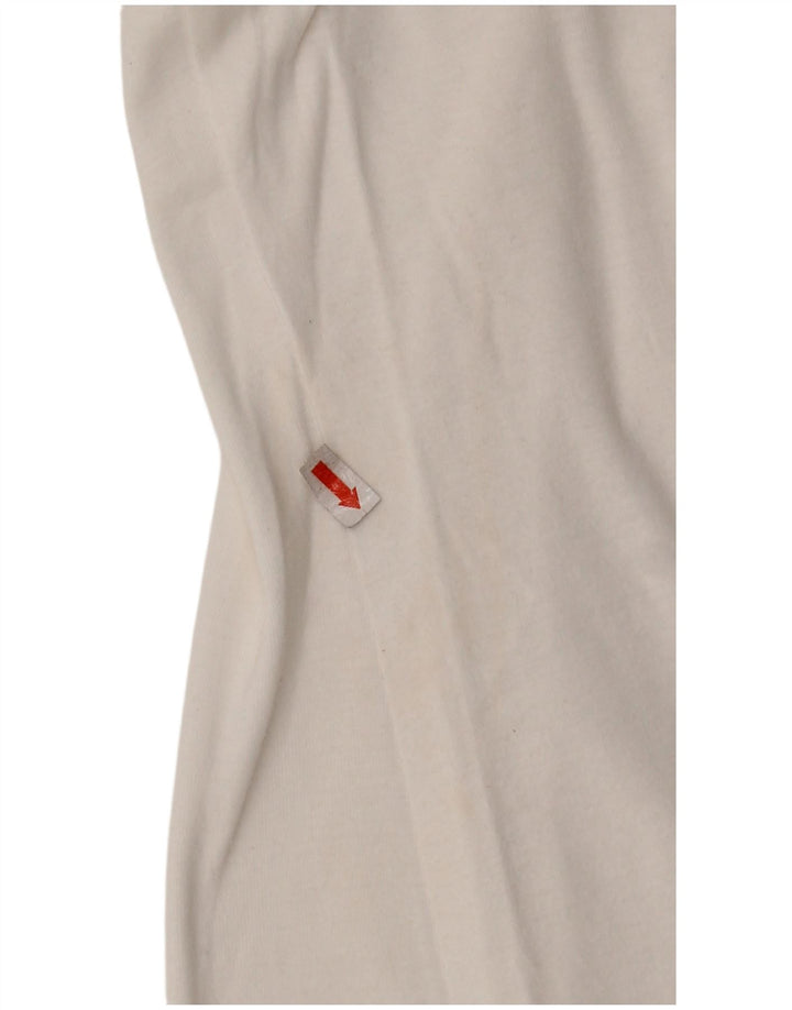 Γυναικείο GAS Graphic Polo πουκάμισο UK 18 XL Λευκό βαμβακερό