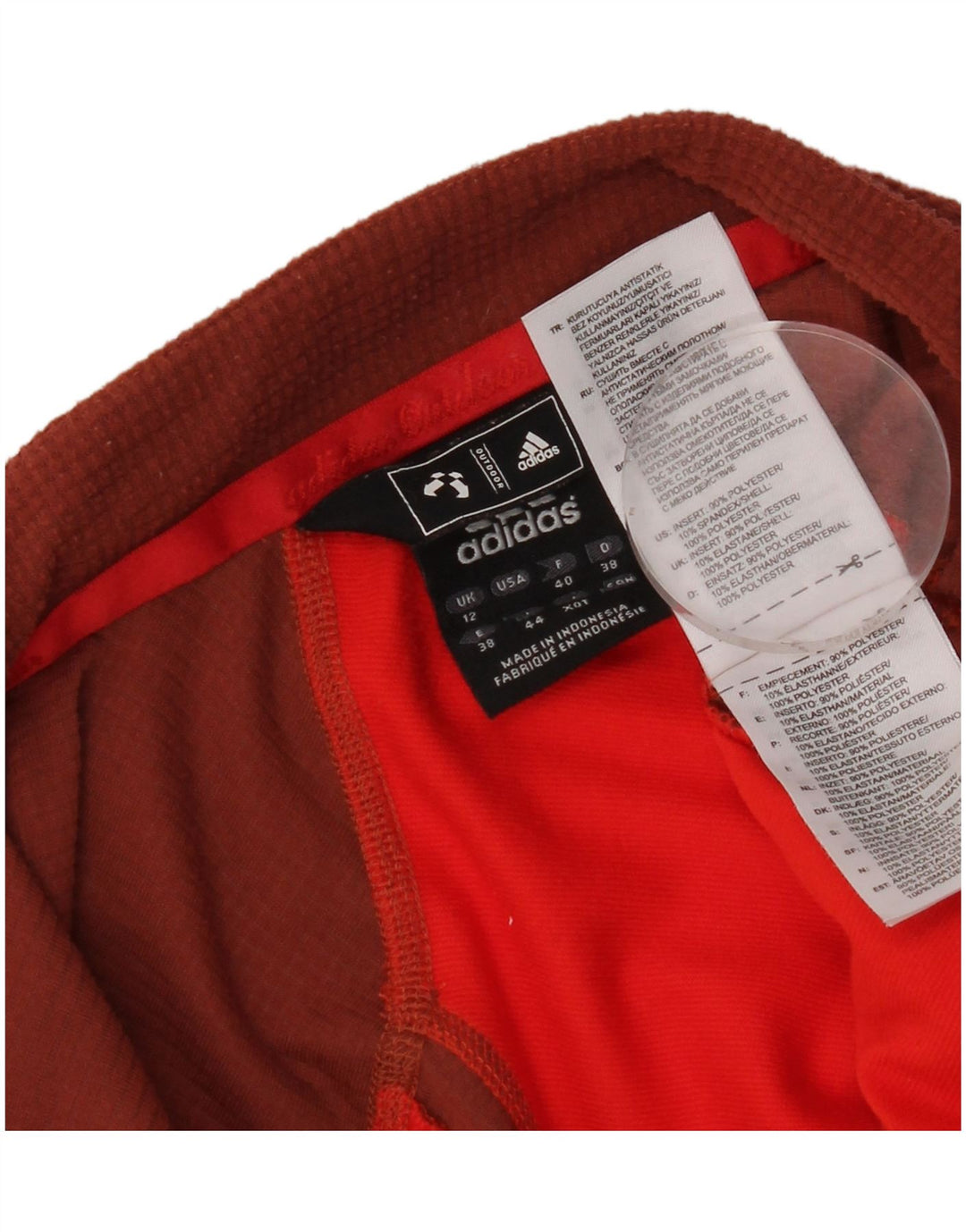 Γυναικεία αθλητική φόρμα Adidas Top Jacket UK 12 Medium Brown Colorblock Polyester