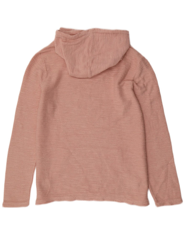 Fat Face Γυναικείο Hoodie Jumper UK 14 Medium Pink Βαμβακερό