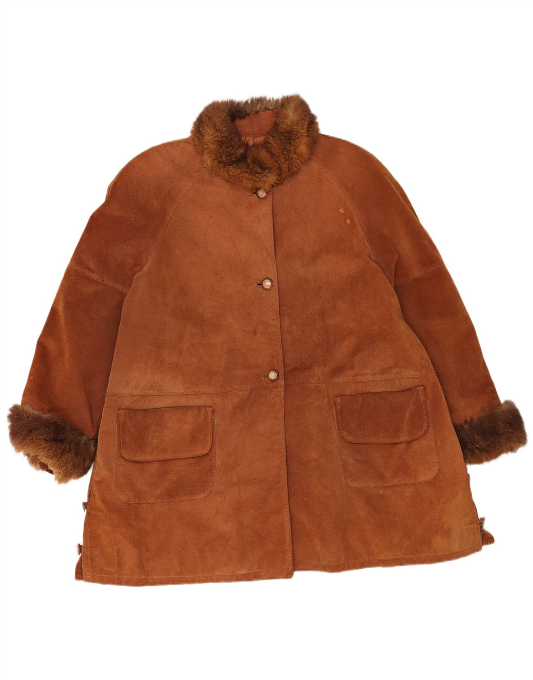 Pascucci Γυναικείο Σουέντ Πανωφόρι EU 44 XL Καφέ