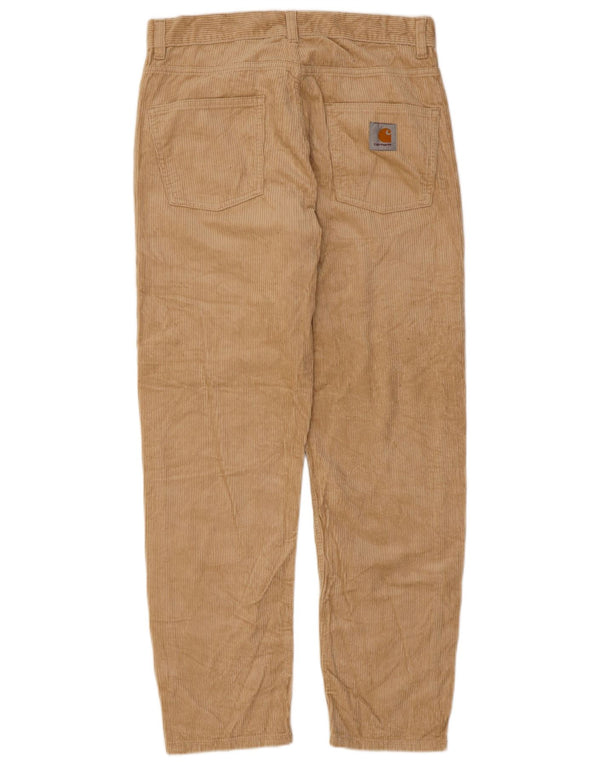 Ανδρικό παντελόνι CARHARTT Wip Slim Κοτλέ παντελόνι W30 L29 Μπεζ βαμβακερό