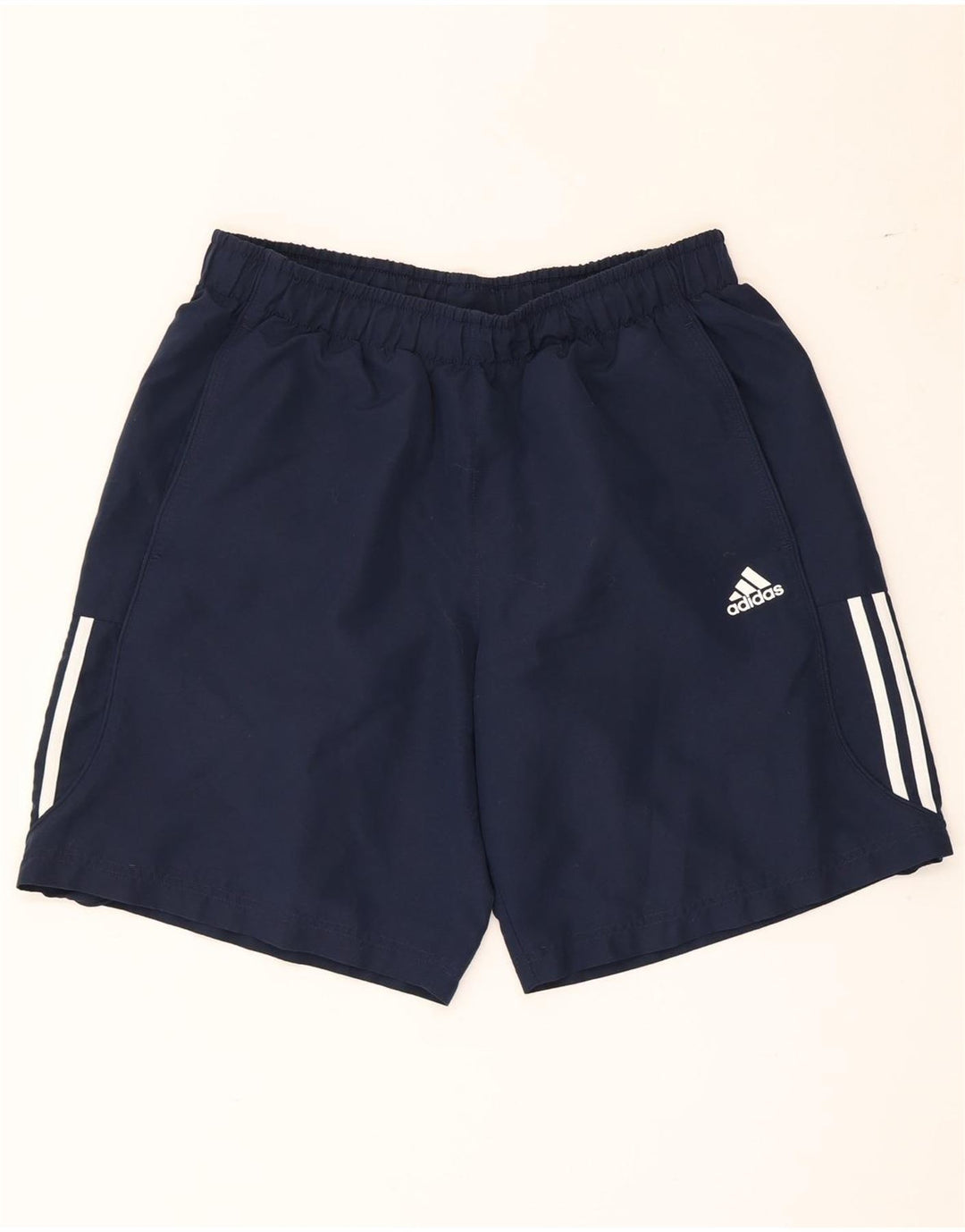 Ανδρικό αθλητικό σορτς Adidas Climalite μεγάλο μπλε ναυτικό πολυεστέρα