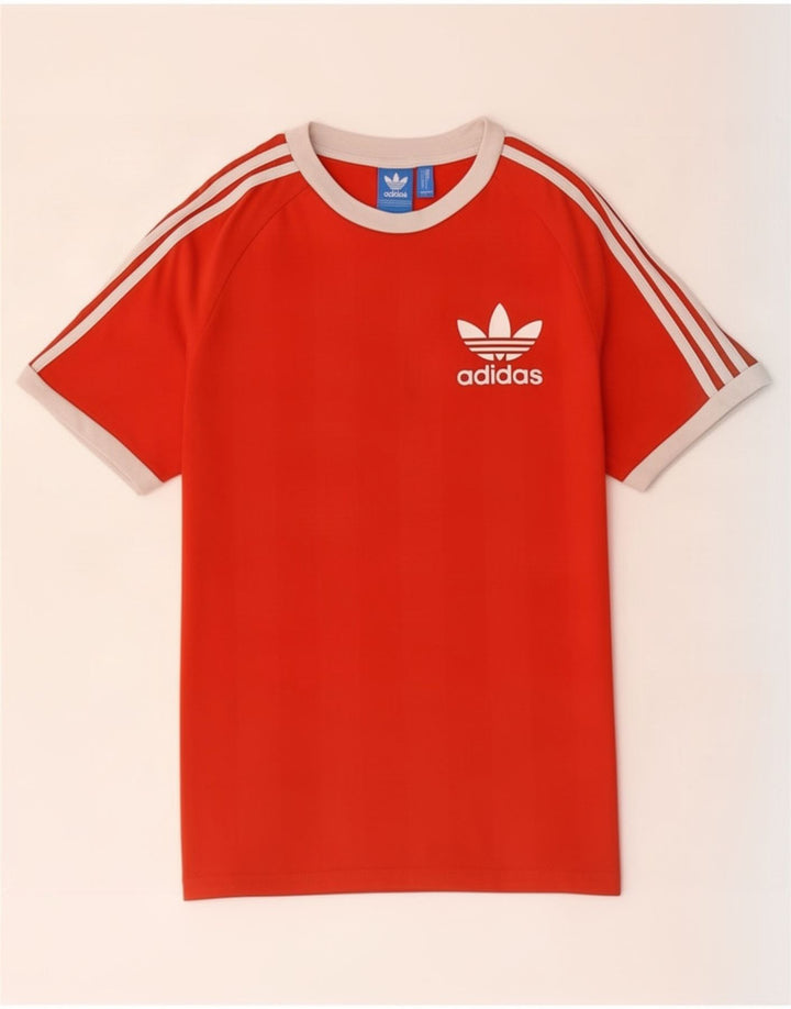 Ανδρικό T-Shirt Adidas Top Small Red Polyester