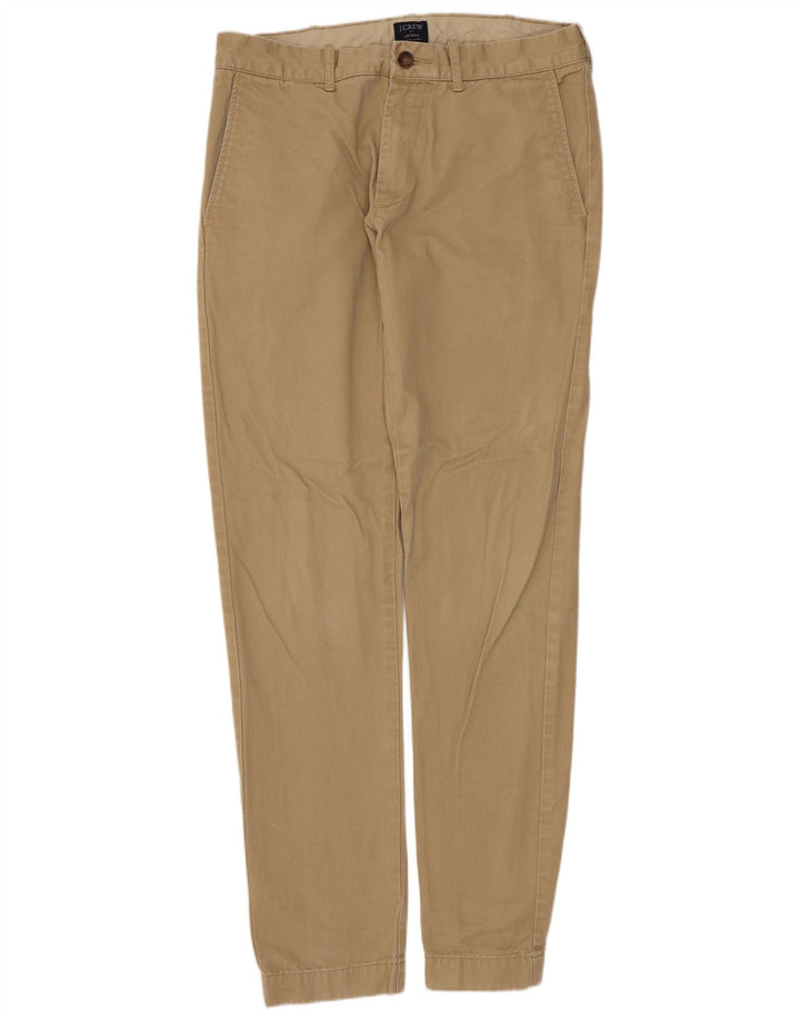 J. CREW Ανδρικά Driggs Joggers Chino Trousers W30 L32 Beige Cotton
