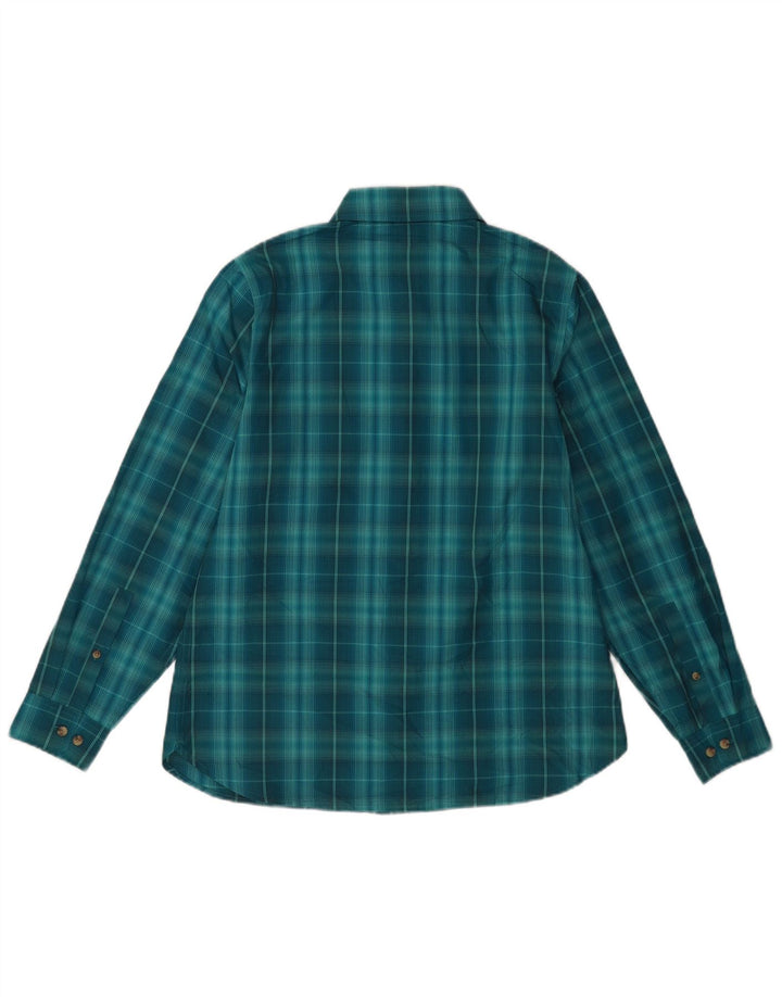 Rohan Γυναικείο Πουκάμισο UK 12 Medium Blue Check Polyester