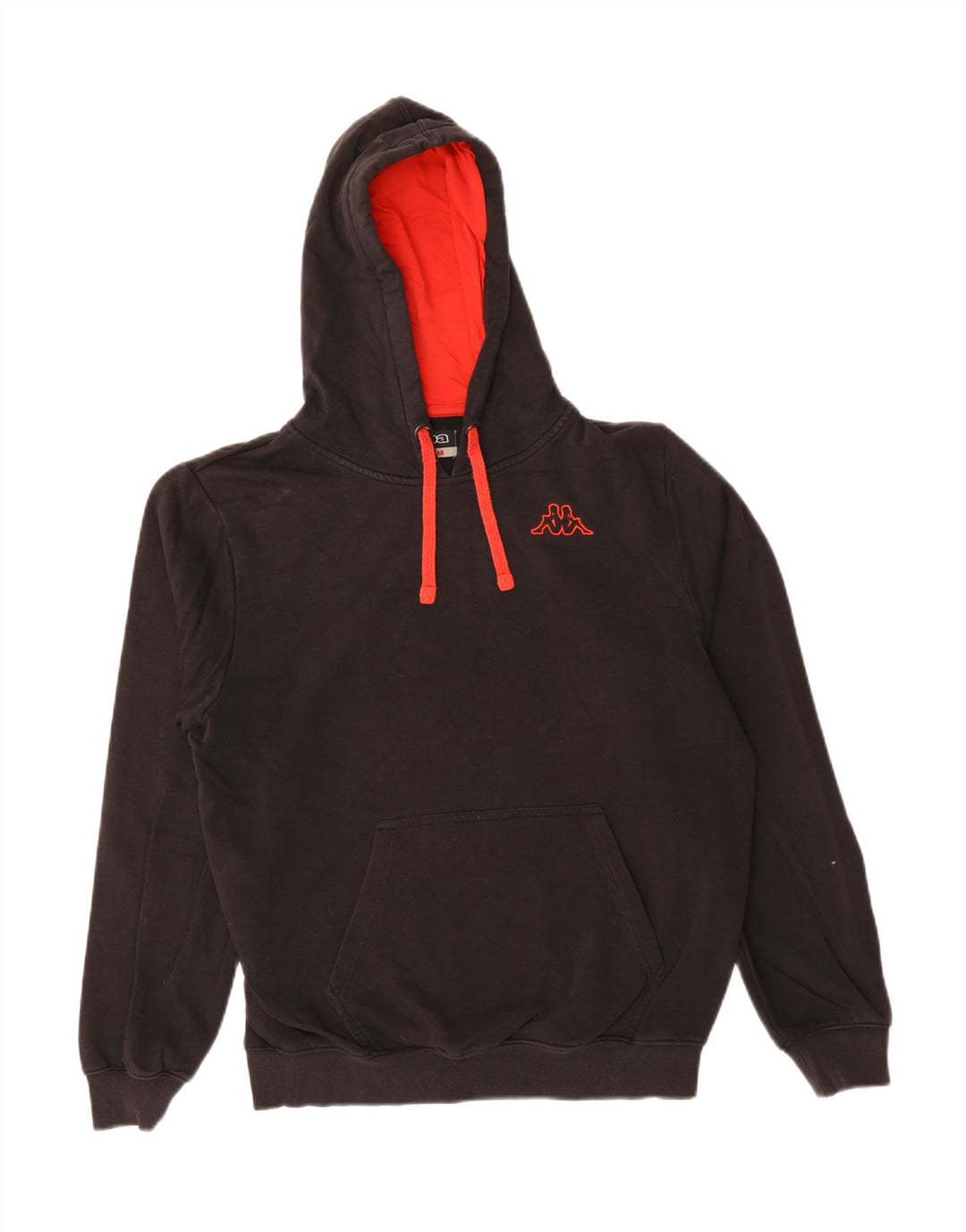 KAPPA Ανδρικό Hoodie Jumper Μεσαίο μαύρο βαμβακερό